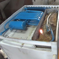 Refrigerador de gas DIY: el principio del refrigerador de propano + un ejemplo de montaje casero