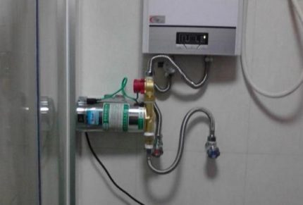 Användning av pumpar för att öka vattentrycket