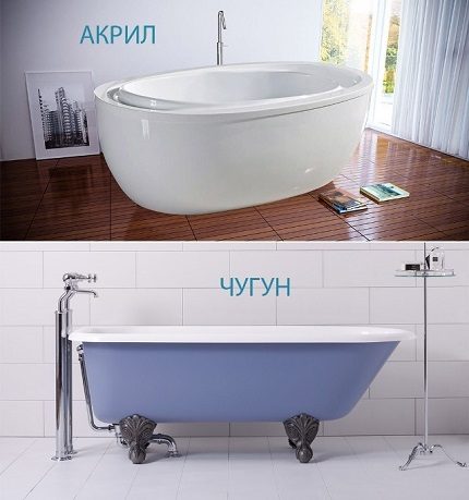 Popular bath materials