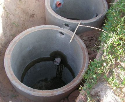 Vyztužený betonový prstenový septik
