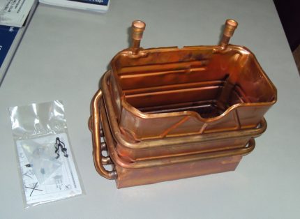 Intercambiador de calor de cobre