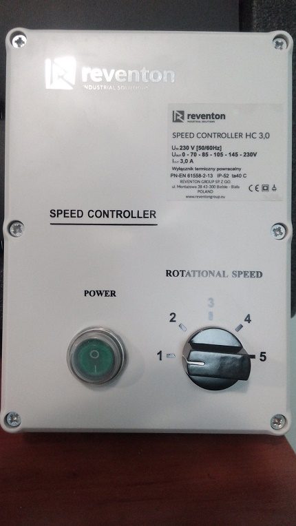 Controlador de velocidad del ventilador electrónico tipo 6.0 Amp 1380W 230V 