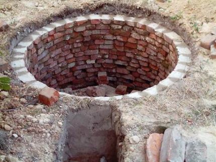 Brick Drain Pit