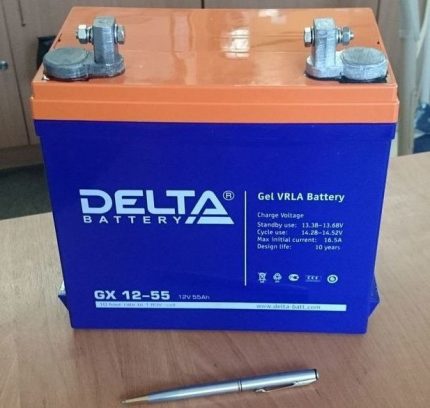 Gelová baterie Delta