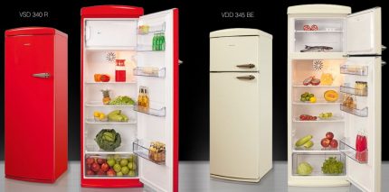Progrès techniques dans les réfrigérateurs rétro Westforst