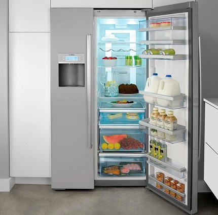 Model of refrigerator with ice maker