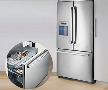 Three-door Bosch refrigerator