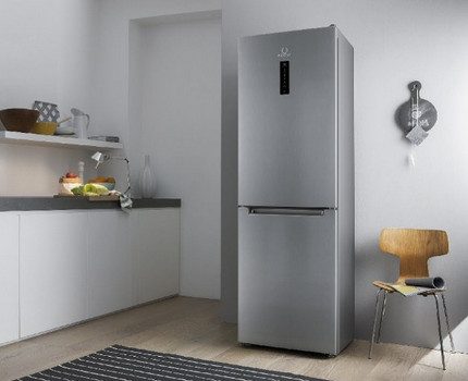 Ariston refrigerator in the interior