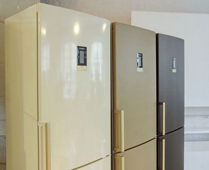 Bosch color refrigerators