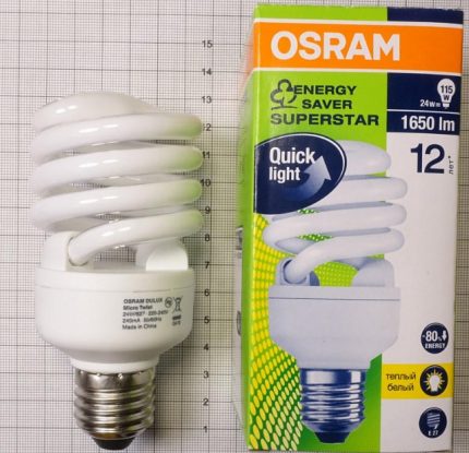 Kompaktní žárovky OSRAM
