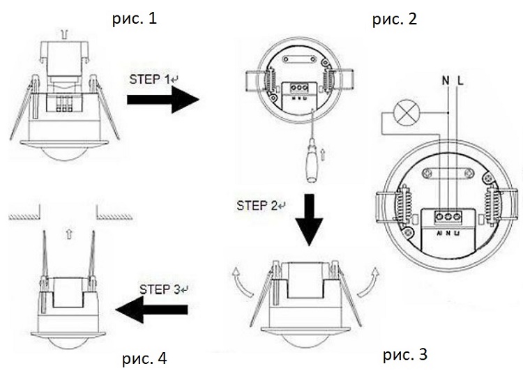 Motion Sensor To A Light Bulb, Wiring Diagram For Zinc Pir Sensor