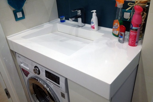 Water Lily Sink How To Choose And, Countertop Sink Over Washing Machine