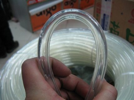 Manguera de PVC transparente