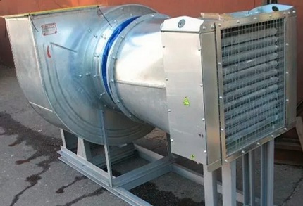 وحدة معالجة الهواء مع سخان الهواء