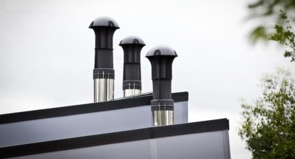 Țevi de ventilație pentru acoperiș